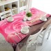 Senisaihon 3D mantel hermoso púrpura flores patrón tela impermeable espesar rectangular MESA DE BODA paño textil hogar ali-44409359